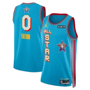 Resistente Robusto Jayson Tatum Nike Unisex 2025 NBA All Star Game Swingman Player Jersey Light Blue per gli appassionati