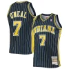 Fantastico Resistente Jermaine O'Neal Indiana Pacers 2003/04 Hardwood Classics Swingman Jersey Navy per gli appassionati