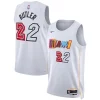 Delizioso Splendido Jimmy Butler Miami Heat Nike Unisex 2022/23 Swingman Jersey City Edition White per gli appassionati