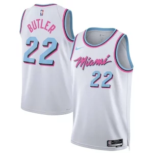 Sofisticato Jimmy Butler Miami Heat Nike Unisex 2024/25 Swingman Player Jersey City Edition White per gli appassionati