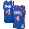 Trendy Fascinante Joe Dumars Detroit Pistons 1988/89 Hardwood Classics Swingman Jersey Blue per gli appassionati
