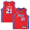 Fantastico Robusto Classico Joel Embiid Philadelphia 76ers Jordan Brand Preschool 2022/23 Replica Jersey Statement Edition Red per gli appassionati