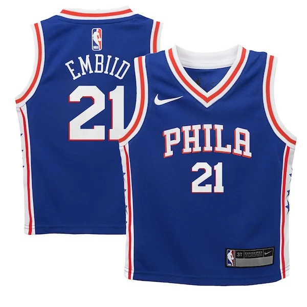 Cool Magnifico Raffinato Joel Embiid Philadelphia 76ers Nike Toddler Swingman Player Jersey Icon Edition Royal per gli appassionati