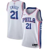 Raffinato Joel Embiid Philadelphia 76ers Nike Unisex Swingman Jersey Association Edition White/Royal per gli appassionati