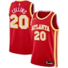 Prestigioso John Collins Atlanta Hawks Nike Unisex Swingman Jersey Icon Edition Red per gli appassionati