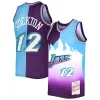 Raffinato John Stockton Utah Jazz Hardwood Classics 1996/97 Split Swingman Jersey Purple/Turquoise per gli appassionati