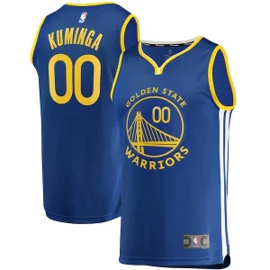 Moderno Cool Jonathan Kuminga Golden State Warriors 2021 NBA Draft First Round Pick Fast Break Replica Jersey Royal Icon Edition per gli appassionati