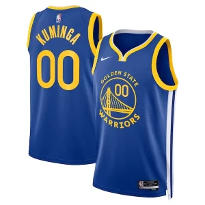 Robusto Jonathan Kuminga Golden State Warriors Nike Unisex Swingman Badge Player Jersey Icon Edition Royal per gli appassionati