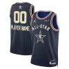 Comodo Eccezionale Jordan Brand Unisex 2024 NBA All Star Game Swingman Custom Jersey Navy per gli appassionati