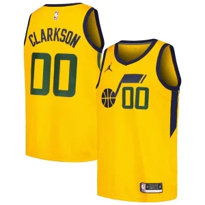 Fascinante Stupendo Jordan Clarkson Utah Jazz Jordan Brand Swingman Player Jersey Statement Edition Yellow per gli appassionati
