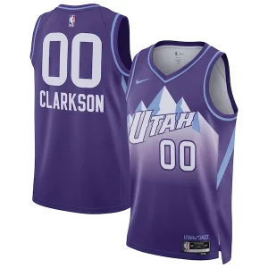 Attraente Eccezionale Duraturo Jordan Clarkson Utah Jazz Nike Unisex 2024/25 Swingman Player Jersey City Edition Purple per gli appassionati