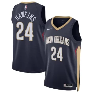 Incantevole Bellissimo Moderno Jordan Hawkins New Orleans Pelicans Nike Unisex Swingman Jersey Icon Edition Navy per gli appassionati