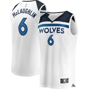 Carino Pratico Jordan McLaughlin Minnesota Timberwolves Youth Fast Break Replica Player Jersey Association Edition White per gli appassionati