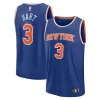 Lussuoso Josh Hart New York Knicks Fast Break Replica Player Jersey Icon Edition Royal per gli appassionati