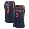 Attraente Ottimo Josh Hart New York Knicks Fast Break Replica Player Jersey Statement Edition Navy per gli appassionati