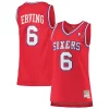 Accattivante Fascinante Julius Erving Philadelphia 76ers Women's 1982/83 Hardwood Classics Swingman Jersey Red per gli appassionati