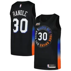 Moderno Gorgeous Pratico Julius Randle New York Knicks Nike Swingman Player Jersey City Edition Black per gli appassionati