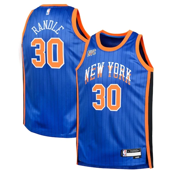 Stupendo Delizioso Incantevole Julius Randle New York Knicks Nike Youth Swingman Replica Jersey City Edition Blue per gli appassionati