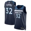 Stupendo Ottimo Accattivante Karl Anthony Towns Minnesota Timberwolves Nike Unisex Swingman Jersey Icon Edition Navy per gli appassionati