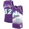 Robusto Comodo Karl Malone Utah Jazz 1996/97 Hardwood Classics Swingman Jersey Purple per gli appassionati