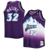 Resistente Cool Karl Malone Utah Jazz Big & Tall Hardwood Classics 1996/97 Swingman Jersey Purple/White per gli appassionati