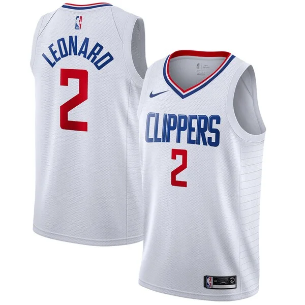 Gorgeous Elegante Kawhi Leonard LA Clippers Nike 2019/2020 Swingman Jersey Association Edition White per gli appassionati