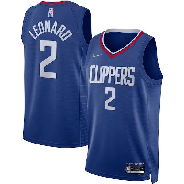 Attraente Elegante Kawhi Leonard LA Clippers Nike 2021/22 Diamond Swingman Jersey Icon Edition Royal per gli appassionati