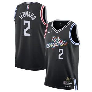 Lussuoso Incantevole Kawhi Leonard LA Clippers Nike Unisex 2022/23 Swingman Jersey City Edition Black per gli appassionati