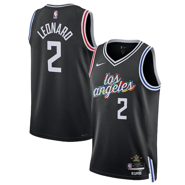 Lussuoso Incantevole Kawhi Leonard LA Clippers Nike Unisex 2022/23 Swingman Jersey City Edition Black per gli appassionati