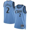 Duraturo Kawhi Leonard LA Clippers Nike Unisex 2024/25 Swingman Player Jersey City Edition Light Blue per gli appassionati