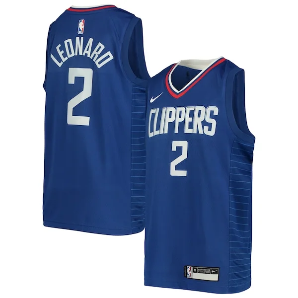 Magnifico Accattivante Meraviglioso Kawhi Leonard LA Clippers Nike Youth Swingman Jersey Icon Edition Royal/White per gli appassionati