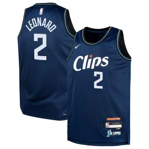 Versatile Carino Attraente Kawhi Leonard LA Clippers Nike Youth Swingman Replica Jersey City Edition Navy per gli appassionati