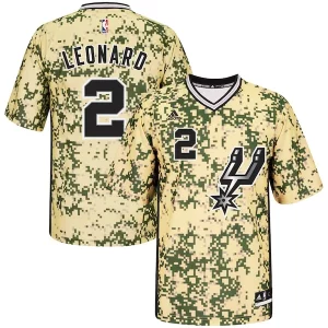 Fascinante Prestigioso Lussuoso Kawhi Leonard San Antonio Spurs adidas Pride Replica Jersey Camo per gli appassionati