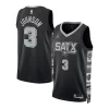 Meraviglioso Keldon Johnson San Antonio Spurs Jordan Brand Unisex Swingman Jersey Statement Edition Black per gli appassionati