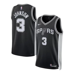 Magnifico Keldon Johnson San Antonio Spurs Nike Unisex Swingman Jersey Association Edition Black per gli appassionati
