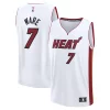 Fantastico Pratico Sofisticato Kel'el Ware Miami Heat Fast Break Replica Player Jersey Association Edition White per gli appassionati