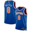 Elegante Kemba Walker New York Knicks Nike Unisex Swingman Jersey Icon Edition Blue per gli appassionati