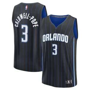 Resistente Raffinato Eccezionale Kentavious Caldwell Pope Orlando Magic Youth Fast Break Replica Player Jersey Icon Edition Black per gli appassionati