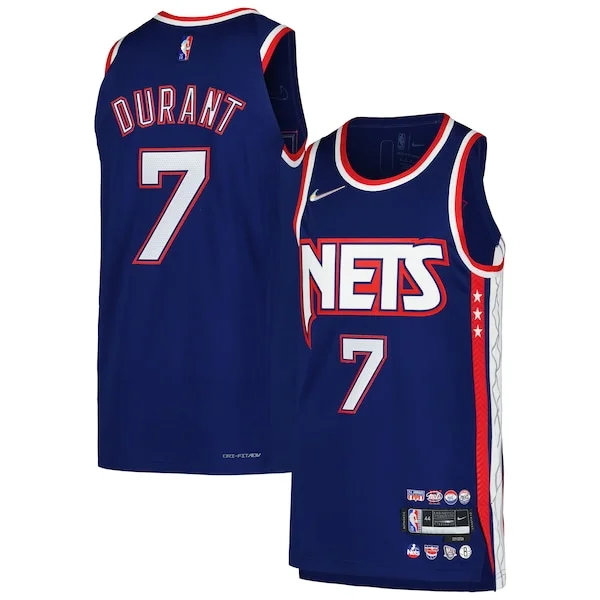 Carino Meraviglioso Kevin Durant Brooklyn Nets Nike Authentic Player Jersey City Edition Blue per gli appassionati
