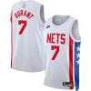 Duraturo Kevin Durant Brooklyn Nets Nike Swingman Jersey Classic Edition White per gli appassionati