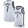 Raffinato Eccezionale Kevin Durant Brooklyn Nets Nike Unisex Swingman Jersey Association Edition White/Black per gli appassionati