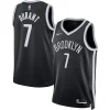 Robusto Kevin Durant Brooklyn Nets Nike Unisex Swingman Jersey Icon Edition Black/White per gli appassionati