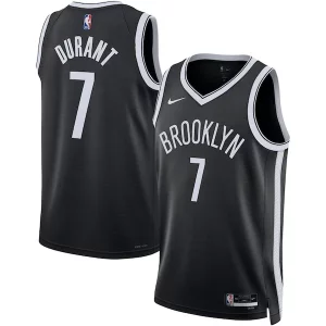 Robusto Kevin Durant Brooklyn Nets Nike Unisex Swingman Jersey Icon Edition Black/White per gli appassionati
