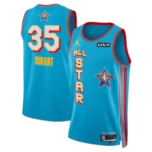 Carino Kevin Durant Jordan Brand Unisex 2025 NBA All Star Game Swingman Player Jersey Light Blue per gli appassionati