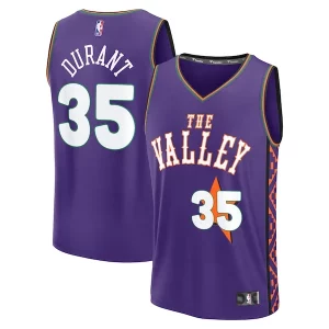 Bellissimo Versatile Moderno Kevin Durant Phoenix Suns Youth 2024/25 Fast Break Player Jersey City Edition Purple per gli appassionati