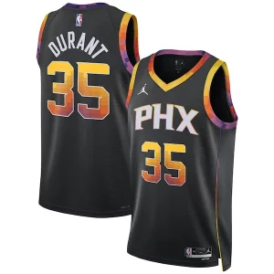 Stupendo Accattivante Elegante Kevin Durant Phoenix Suns Jordan Brand Unisex Swingman Jersey Statement Edition Black per gli appassionati