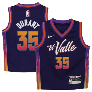 Splendido Moderno Incantevole Kevin Durant Phoenix Suns Nike Toddler 2023/24 Swingman Replica Jersey City Edition Purple per gli appassionati