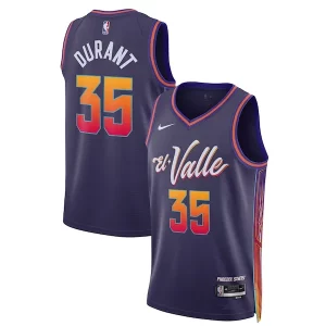 Sofisticato Magnifico Kevin Durant Phoenix Suns Nike Unisex 2023/24 Swingman Jersey Purple City Edition per gli appassionati