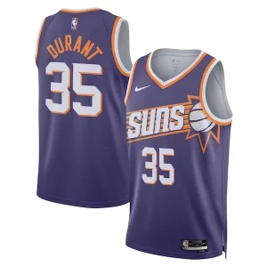 Lussuoso Fantastico Kevin Durant Phoenix Suns Nike Unisex Swingman Jersey Icon Edition Purple/White per gli appassionati