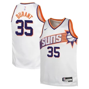 Meraviglioso Carino Eccezionale Kevin Durant Phoenix Suns Nike Youth Swingman Jersey Association Edition White per gli appassionati